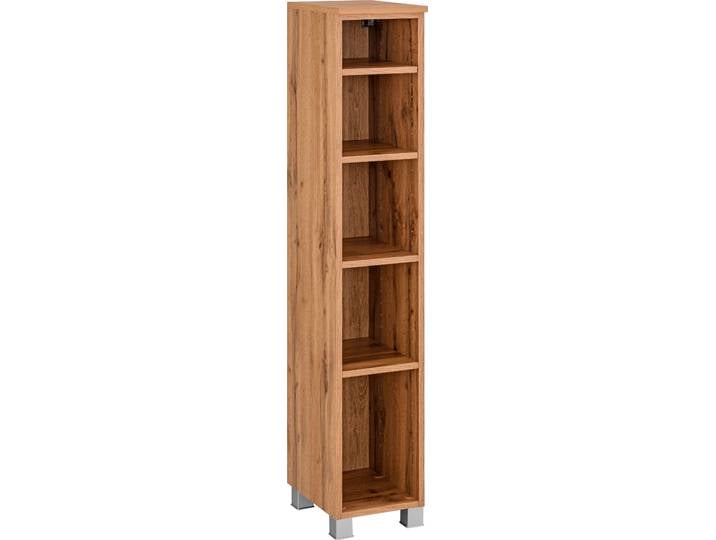 Regal WELLTIME Soria , braun (eichefarben), B:25cm H:135cm T:35cm, Holzwerkstoff, Regale, Regal