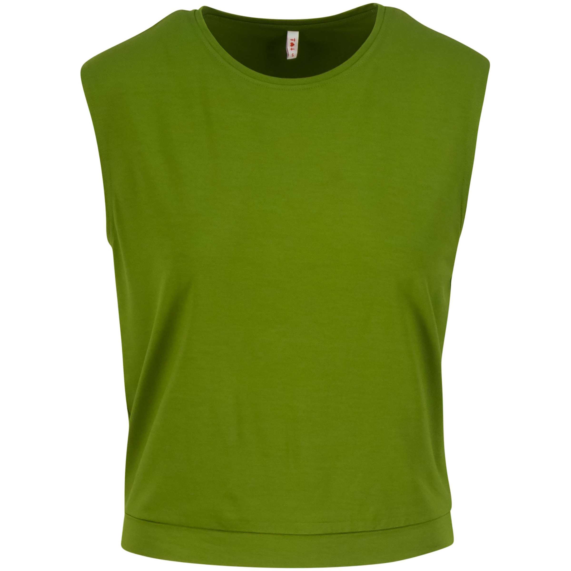 Blutsgeschwister Tiny Crew Damen T-Shirts oliv Größe XL Lifestyle Elastisch