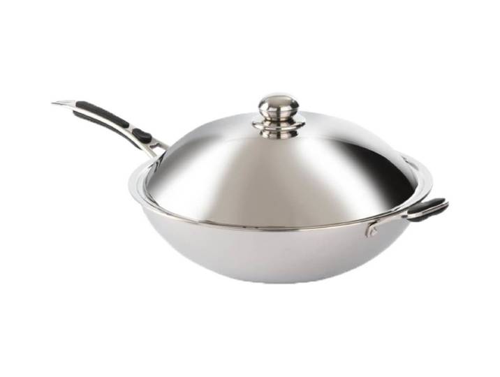Hendi Wok aus Edelstahl