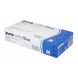 Pura Comfort Nitril Puderfrei Blau Gr. S 100 ST