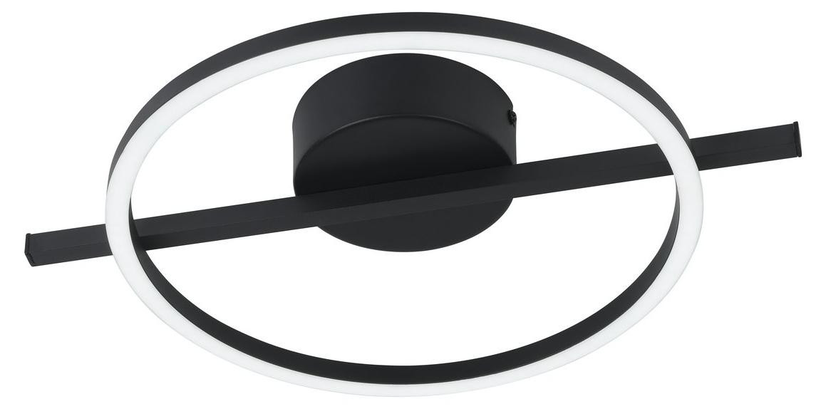 Eglo Gambulaga 1 LED plafondlamp, CCT-instelbaar en dimbaar, zwart