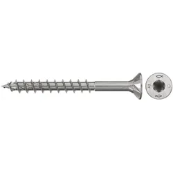 fischer Spanplattenschraube PowerFast FPF II CTP 4,5 x 60 A2 55 Senkkopf Innenst. TX Teilgew. Edelstahl A2 - 577801