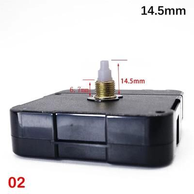 Inspire Essentials Silent Quartz Wall Clock Mechanism DIY Replacement Kit Long Shaft Movement 2