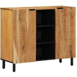 vidaXL, Kommode + Sideboard, Akazienholz Schrank (33 x 90 x 75 cm)