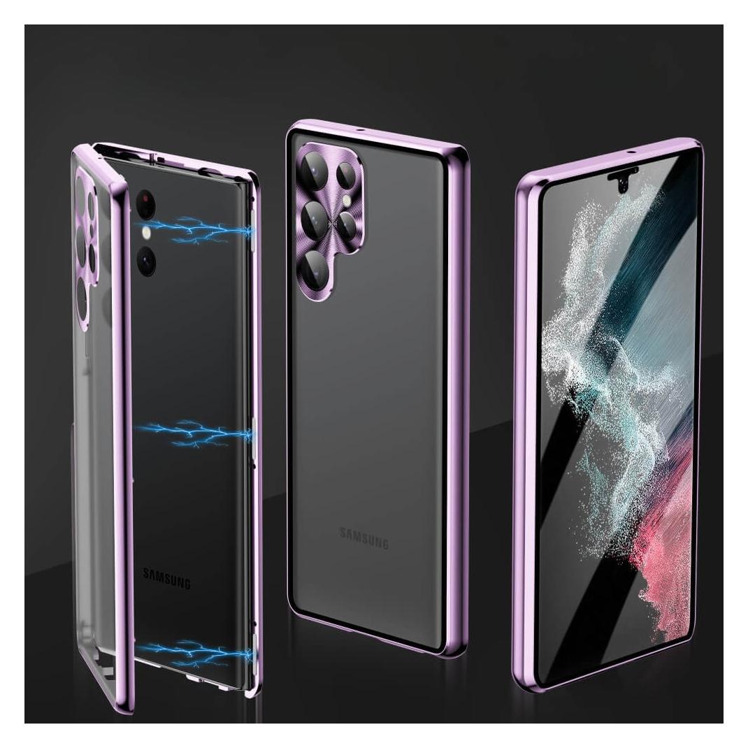 Cover-Discount Magnetische Schutzhülle mit Panzerglas gold (Samsung Galaxy S24 Ultra) (660172113C)