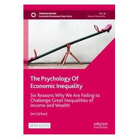 Umbreit The Psychology Of Economic Inequality (Englisch, Softcover, Jim Orford) (74669812)