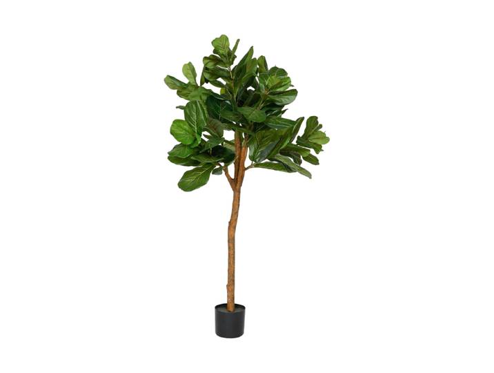 Lebensechte Kunstpflanze „Ficus Lyrata Tree“, verschiedene Grössen Grün Baq Design