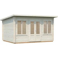 Palmako Gartenhaus Lisa 11,5 m2 - 34 mm Transparent tauchimprägniert