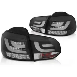 LED Lightbar Rückleuchten passend für VW Golf 6 (VI) Bj. 08-12 Schwarz