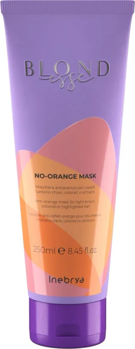 Inebrya ONDESSE No-Orange Mask (light chestnut. dyed or lightened hair) - Mask against orange (250 ml) (8008277262338)