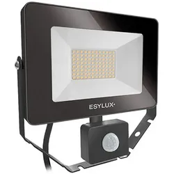 ESYLUX AFL Basic LED-Strahler mit Bewegungsmelder 30W 4000K, schwarz