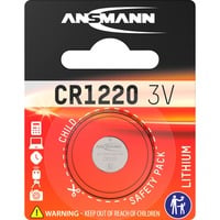 Lithium Knopfzelle CR-1220, Batterie silber
