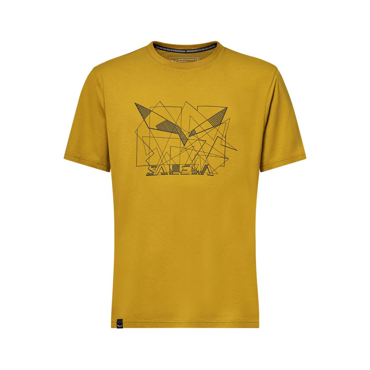 Salewa Eagle Geometric T-shirt M olive oil (5B10) 48/M 00-0000029100-5B10-48/M