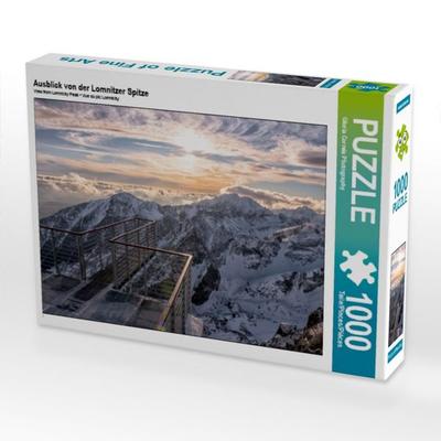 CALVENDO Puzzle Ausblick von der Lomnitzer Spitze | 1000 Teile Lege-Größe 64 × 48 cm Foto-Puzzle für glückliche Stunden