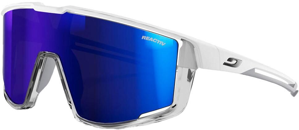 Julbo  - Fury Mat Blanc Gris Translucide Reactiv High Contrast 1-3 - Lunettes de soleil