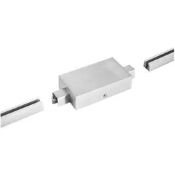 Fischer, Beleuchtung Zubehör, M6 Licht / HV-Track4 Nr. 25010 (Stromschienen - Einspeisung, Nickel matt, Mitteneinspeisu...