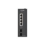 D-Link DIS-100G-06P 6-Port Gigabit Industrial Unman