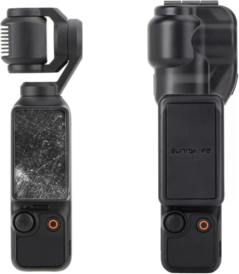 INF Protecteur intégré stabilisateur, objectif et écran - Coque à rabat, Plastique, Noir, compatible avec Sunnylife B719 et B718