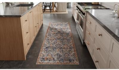 Grand Bazaar Frencess Machine Made Floral & Botanical Transitional Area Rug
