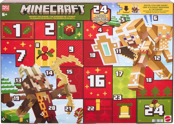 Minecraft 3,25 Zoll Adventskalender