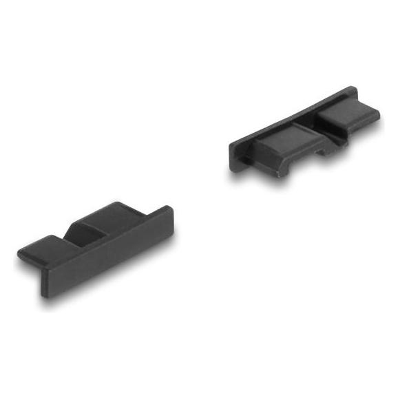 Delock Staubschutz für USB 3.0 Typ Micro-B Buchse ohne Griff 10 Stück schwarz (64243)