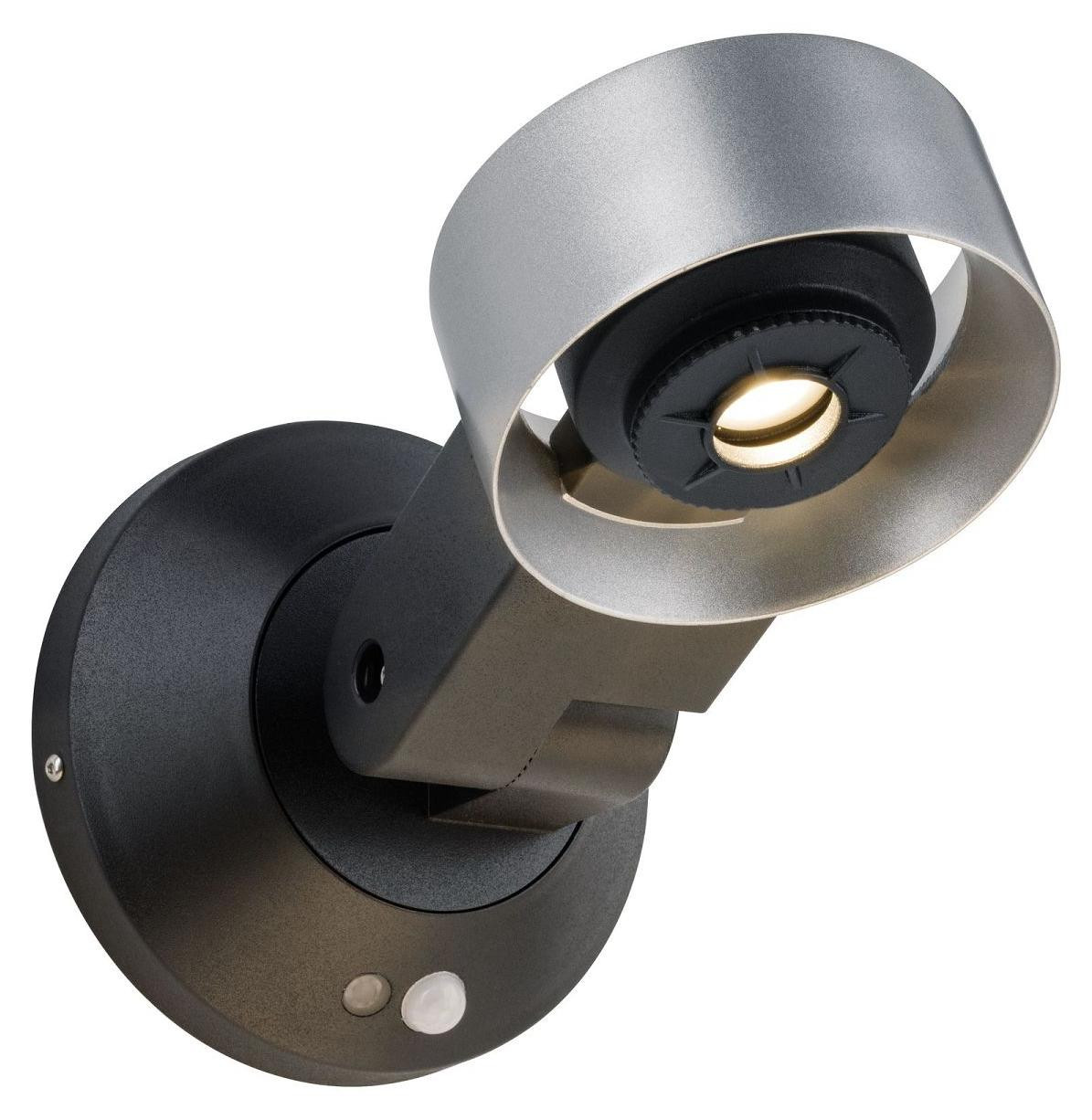 Paulmann Buitenverlichting LED Cone Wandlamp, Up & Down, Zilver/Anthraciet, IP44, 8W, 3000K