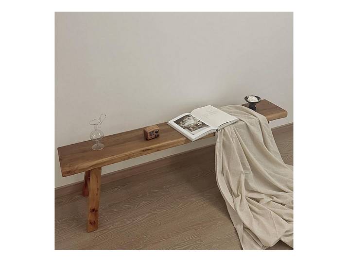 LuxusKollektion Essbank Sitzbank Holz 120x26cm (1-St)