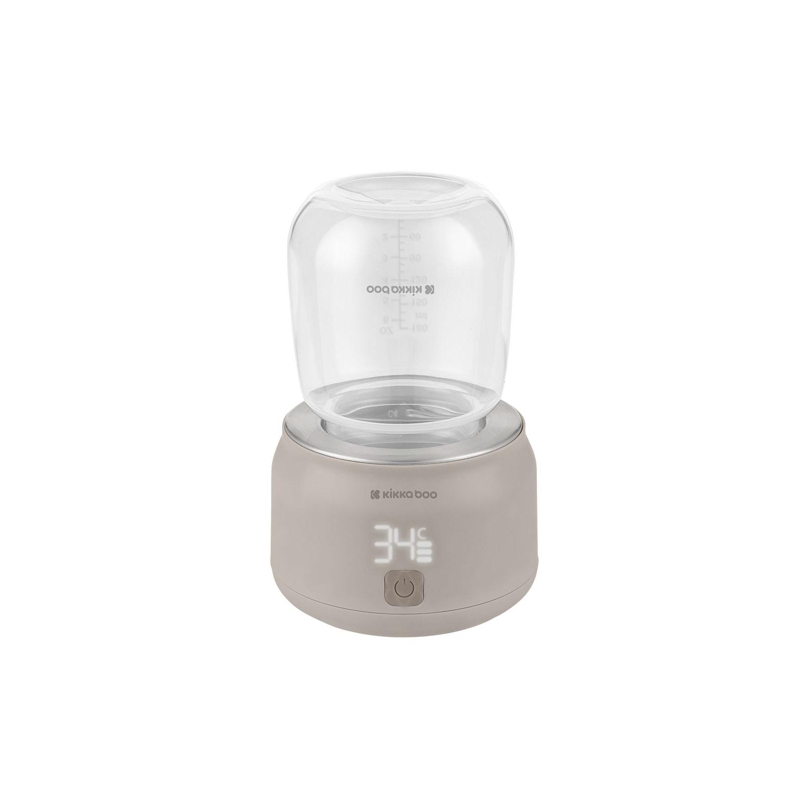 Kikkaboo Flaschenwärmer Brent 4 Flaschenadapter, 4 Temperaturmodi, USB-Kabel beige