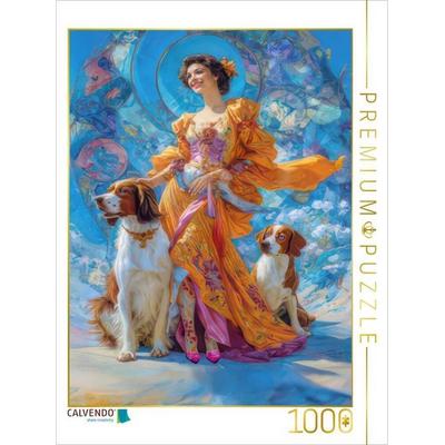 CALVENDO Puzzle Sinnliche Schönheit des Jugendstils | 1000 Teile Lege-Größe 64x48cm Foto-Puzzle für glückliche Stunden