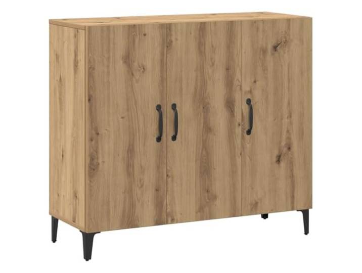 vidaXL Sideboard Artisan-Eiche 90x34x80 cm Holzwerkstoff