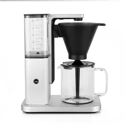 Wilfa Zense Alux CM10ABA-A125 Coffee Maker, Filterkaffeemaschine, Weiss, Schwarz, Transparent