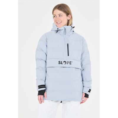 Skijacke SLOPE "Thumper", Damen, Gr. S, grau (hellblau), 100% Polyester, unifarben, normal, ohne Ausschnitt, Jacken Skijacke, mit wasserdichter Membran