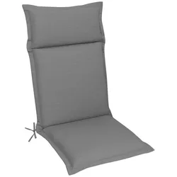 Hochlehner-Auflage Unica 116 x 50 cm Stoff Silber