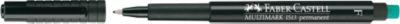 Marker Faber-Castell Multimark, inkl. Spezialradierer, schwarz, F, permanent
