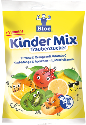 HERMES Arzneimittel GmbH BLOC Kinder Traubenzucker versch.Geschmacksr.Btl. 75 g 07555669