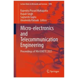 Micro-electronics and Telecommunication Engineering, Fachbücher von Rajendra Prasad Mahapatra, Amalendu Patnaik, Saptarshi Gupta, Rupali Singh