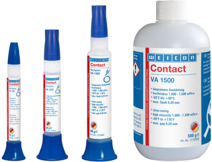 Weicon Cyanacrylatklebstoff Contact VA 1500 30g farblos Pen-System (12150030)
