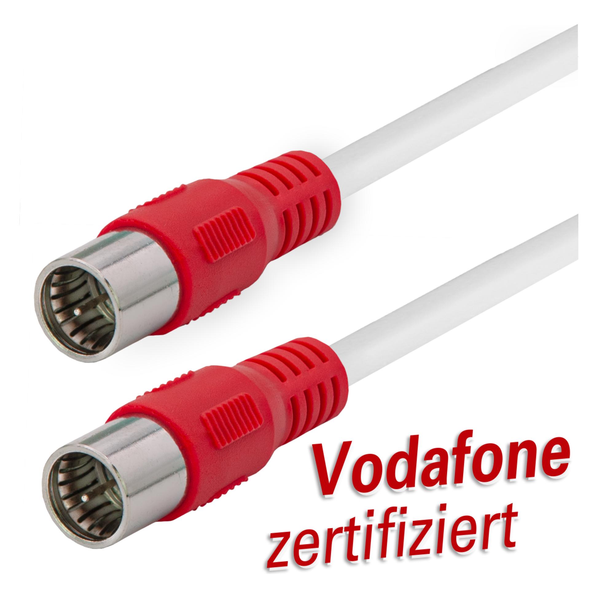 Maxtrack Quick F-Stecker gerade - Quick F-Stecker gerade, 2,0 m (85 dB, Antennenkabel) (FQMS 2,0)