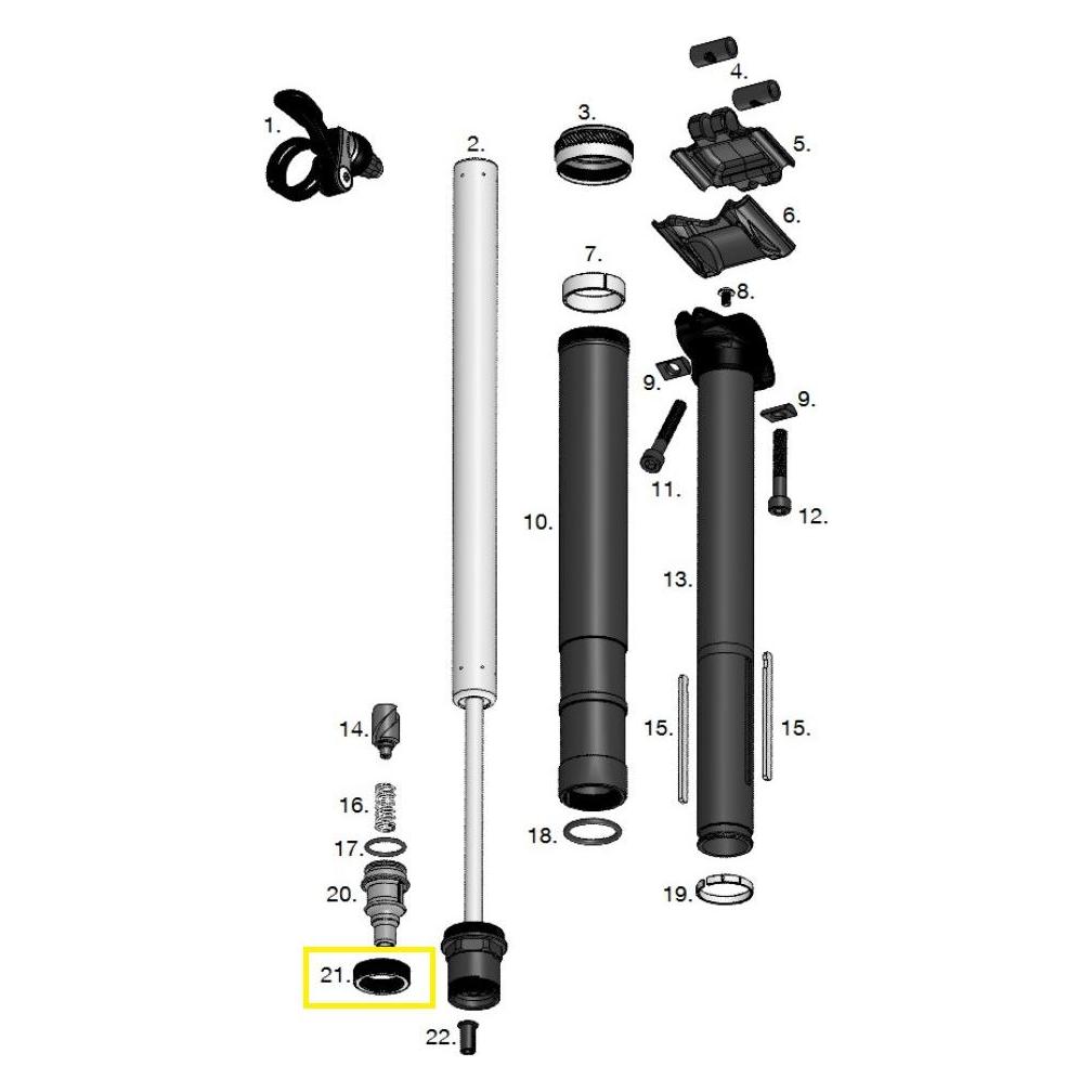 Crankbrothers Highline Actuator Lockring Fixermutter (40081594)