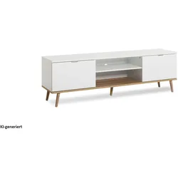 HTI-Living, TV Möbel, TV-Board Göteborg mit 4 Fächern (160 x 40 x 51 cm)