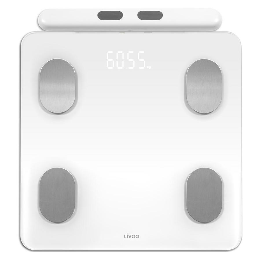 Livoo Angeschlossene Personenwaage mit Impedanzmesser (180 kg) (3523930110474)