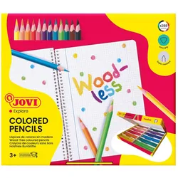 Jovi, Malstifte, Buntstifte Woodless VE=288 Stück farbig sortiert (288x)