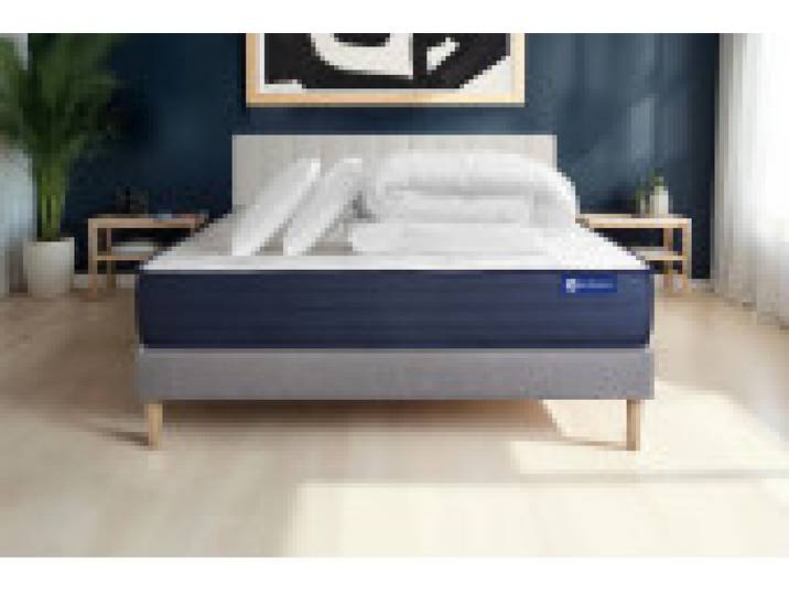 Pack Literie - Matelas et - Livré avec 1 Couette et 2 Oreillers