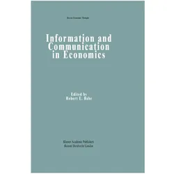 Information and Communication in Economics, Fachbücher von Robert E. Babe