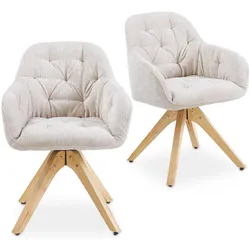 ESSZIMMERSTÜHLE SAGA 2er-Set beige