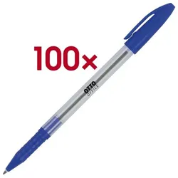 OTTO Office Budget 100x Einweg-Kugelschreiber »Stick« blau