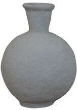 BIDK Home "Paper Mache Vase 12.6""H - Natural White"