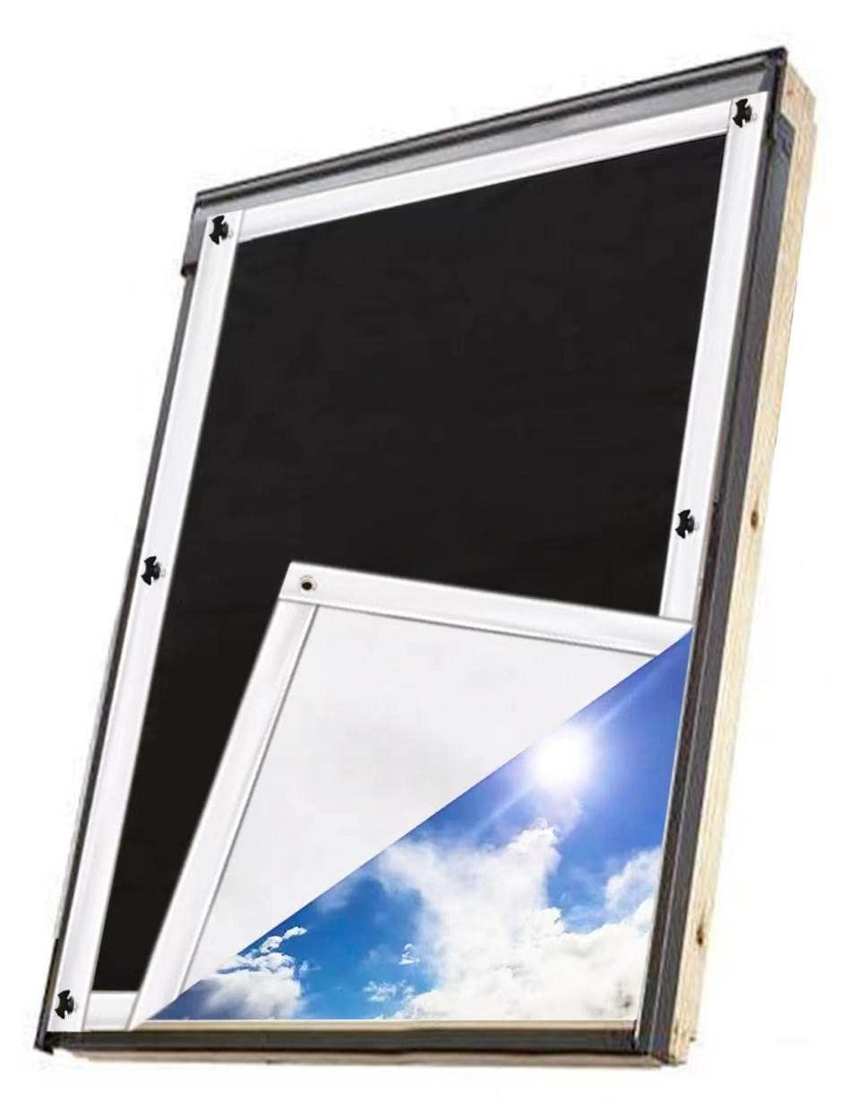 Thermisch Blackout Rolgordijn voor Vensters, 96 x 140 cm