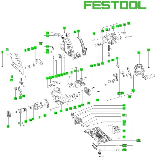 Insert d'outil SYS - RAP 150 FE Set Plus 496491 ; Festool (496491)