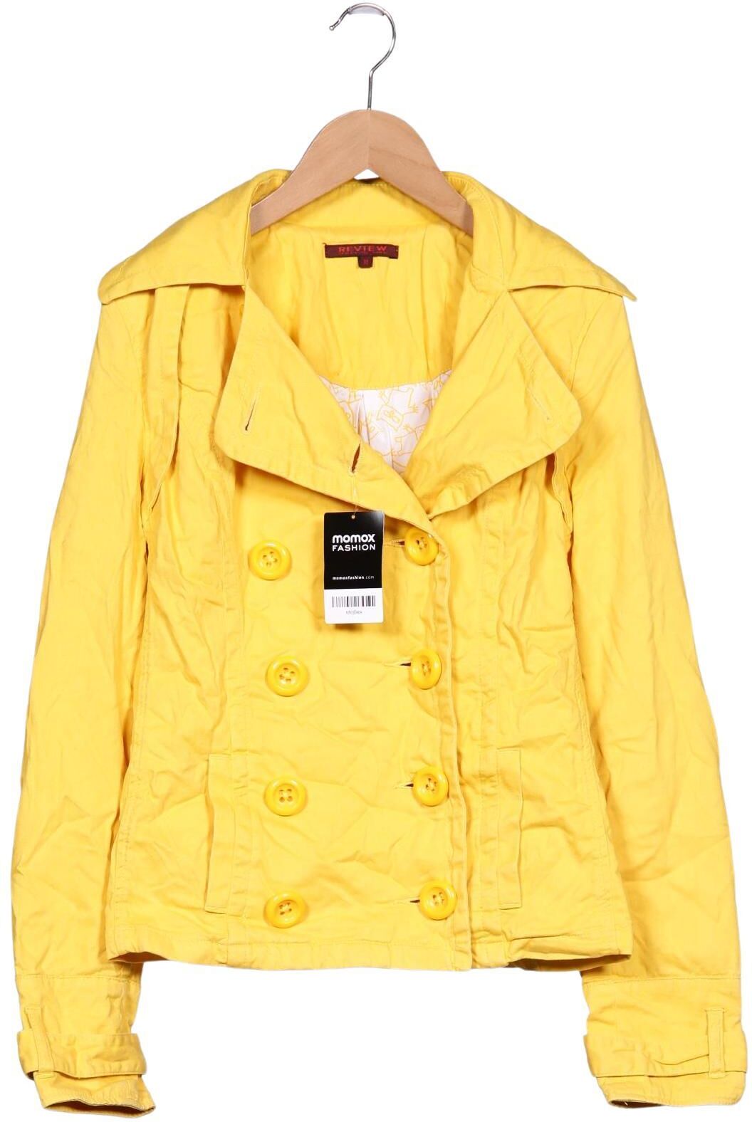 Review Damen Jacke, Gelb, Gr. M, Baumwolle - Second Hand